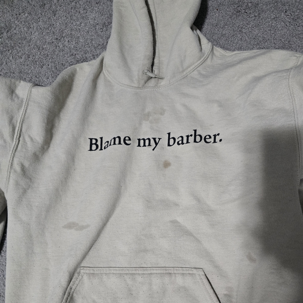 Blame My Barber hoodie